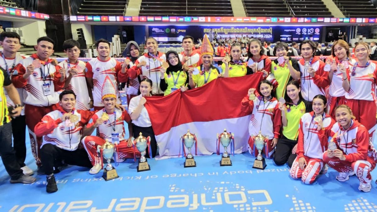 Indonesia Raih 5 Emas di Kejuaraan Kickboxing Asia 2024