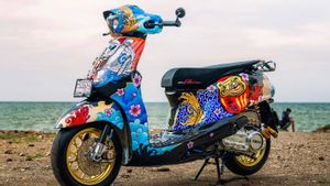 Dari Stylish ke Sporty, Yamaha Grand Filano Hybrid Versi Racing Look Jepang