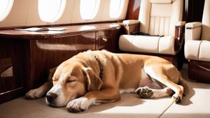 Il y a un service d’avion privé de luxe London-Dubai pour les animaux de compagnie, premier vol demain