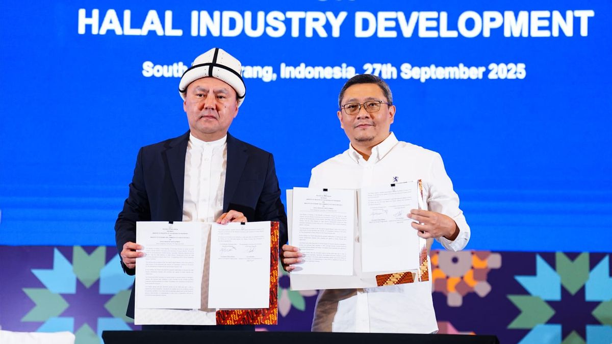 Indonesia-Kirgizstan Tanda Tangani Kerja Sama Pengembangan Industri Halal