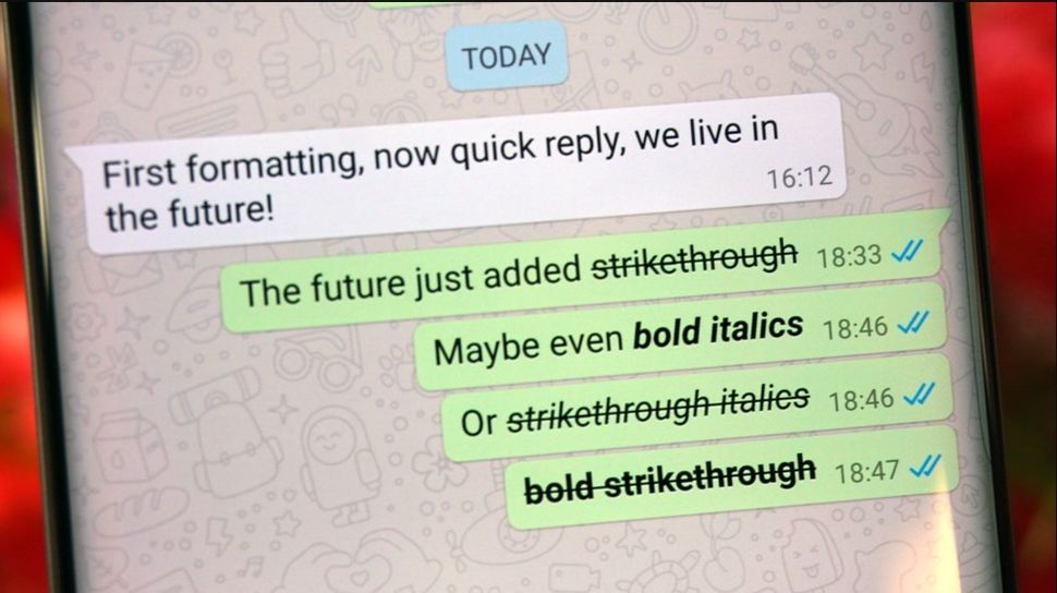 Here S How To Change Text Format On Whatsapp Bold Italic Strikethrough And Monospace