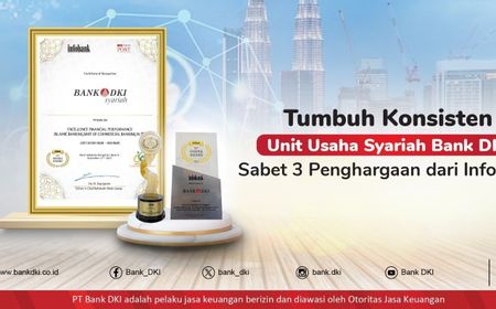 Tumbuh Konsisten, Unit Usaha Syariah Bank DKI Sabet 3 Penghargaan