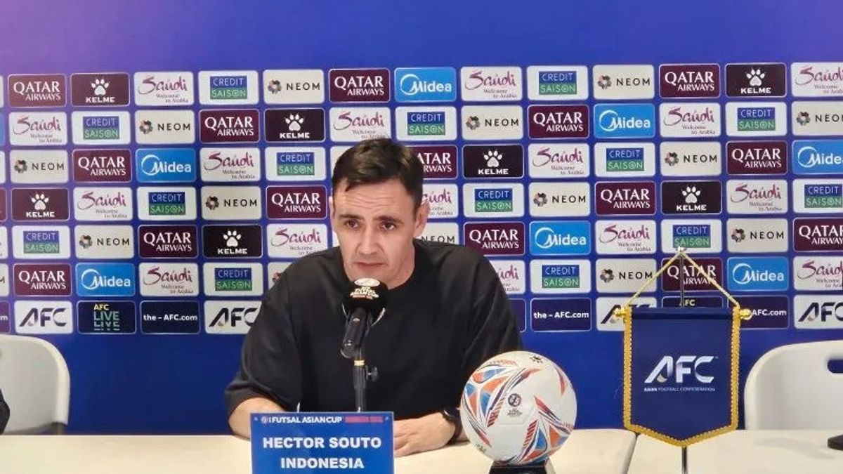 Hector Souto Tetap Bangga Meski Timnas Futsal Kalah di Final Piala Asia 2026