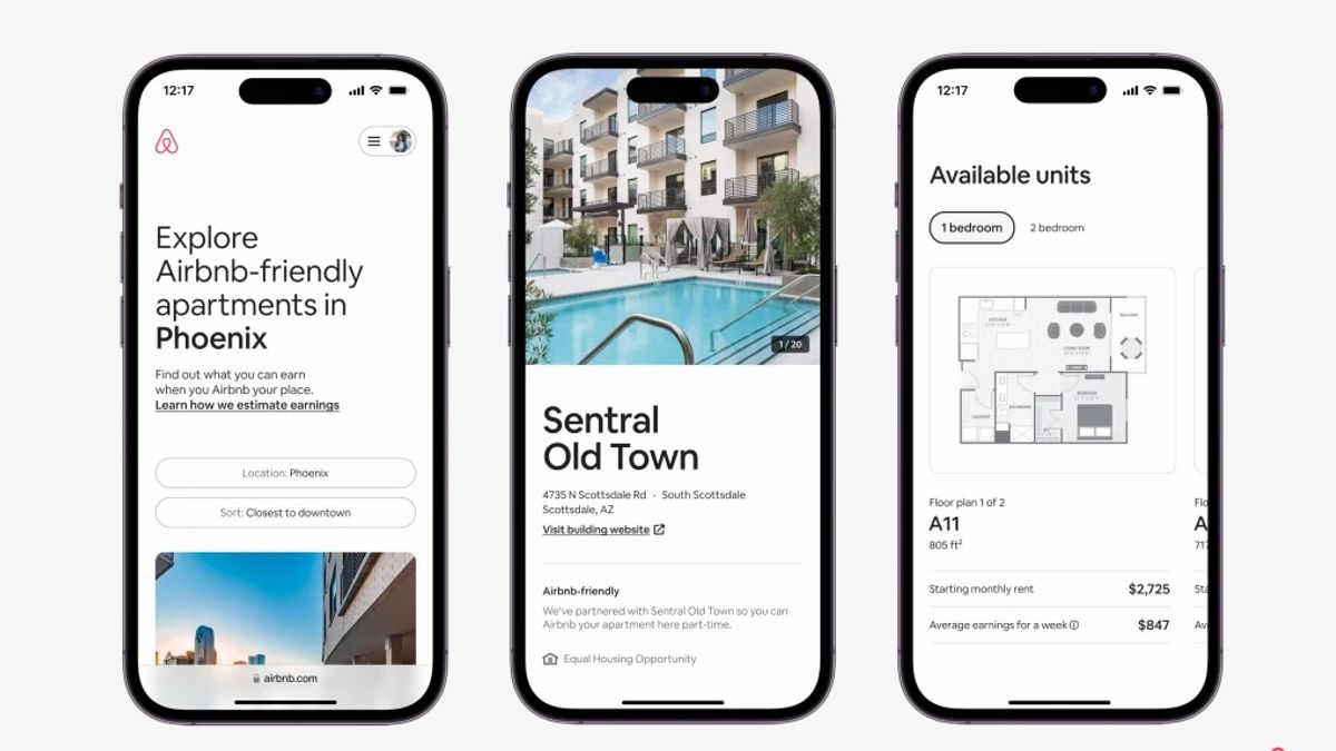 AirbnbがAirbnbフレンドリーなアパートを短期賃貸向けに紹介