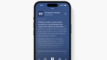 JAKARTA - سيظهر Apple Podcast النسخ في تحديث iOS 17.4