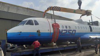 The Gatotkaca N250 Aircraft Is Now A Collection Of The Indonesian Air Force's Mandala Aerospace Center Museum