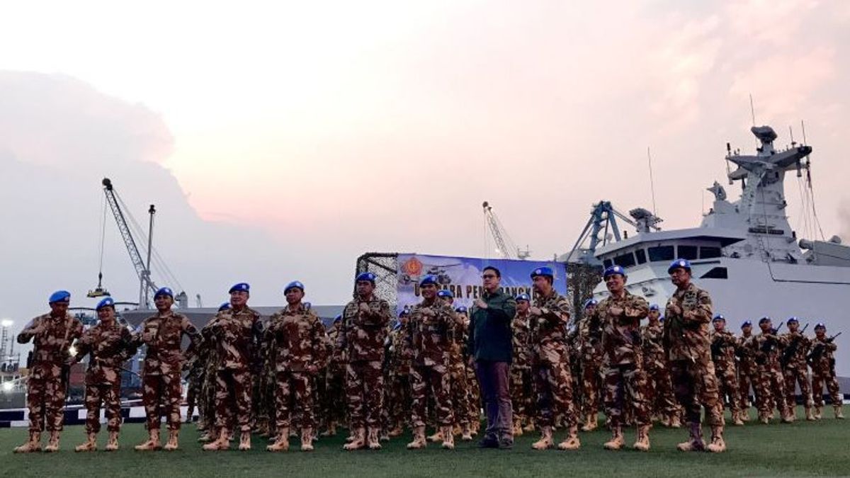 TNI Commander Releases Departure Of MTF Task Force XXVIII-O UNIFIL To Lebanon