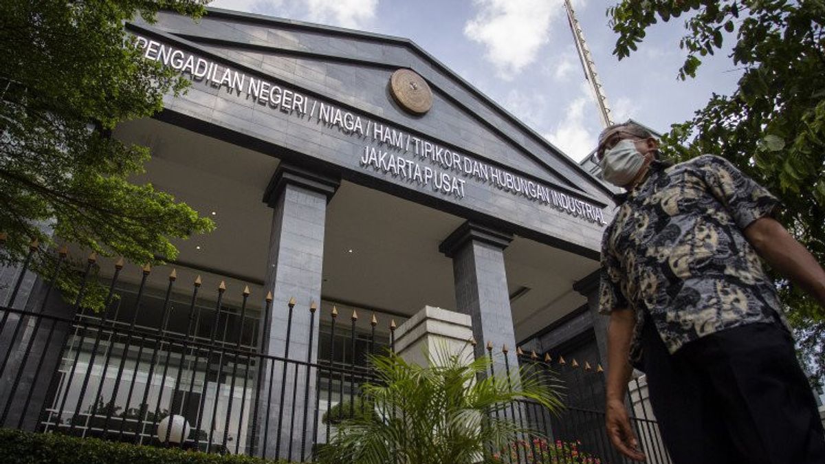 En Raison De Covid-19, Le Tribunal De District Central De Jakarta A Temporairement Fermé Ses Portes