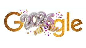 Google Doodle Rayakan Malam Tahun Baru 2026, Hadirkan Tema Nuansa Pesta