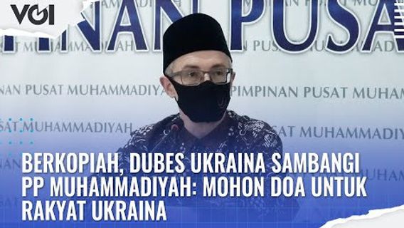 VIDEO: With A Copy, The Ukrainian Ambassador Visits PP Muhammadiyah Asking For Prayers For The Ukrainian People