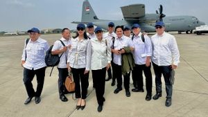 La fourniture du ministre à la Vallée Tidar, Erick Thohir à Sri Mulyani pour monter l’avion Hercules C-130 J