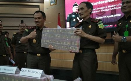 Kejati Sultra Setor PNBP Rp59,5 Miliar dari Kasus Tambang Ilegal, Ini Penampakan Uangnya