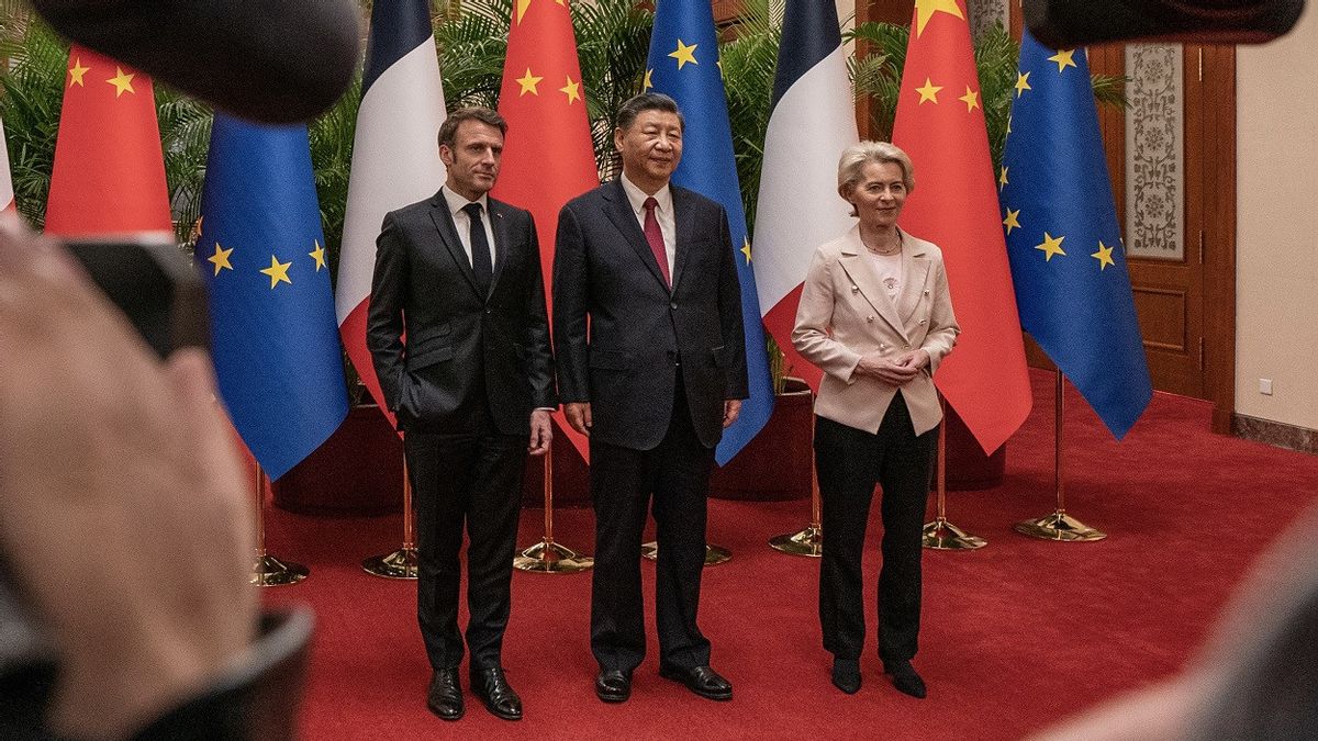 Soal Taiwan, Presiden Macron Sebut Eropa Seharusnya Tidak Mengikuti Kebijakan Amerika Serikat atau China