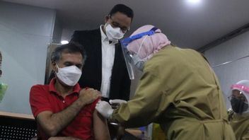 Anies Baswedan: Seulement 2,3 Pour Cent Des Résidents De Jakarta Ont été Exposés Au COVID-19 Après Avoir été Vaccinés