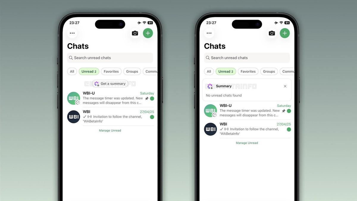 WhatsApp تختبر ميزة ملخص الذكاء الاصطناعي لجميع المحادثات غير القابلة للقراءة