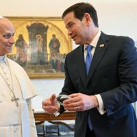 Menlu Rubio Temui Paus Leo XVI Cairkan Hubungan AS-Vatikan