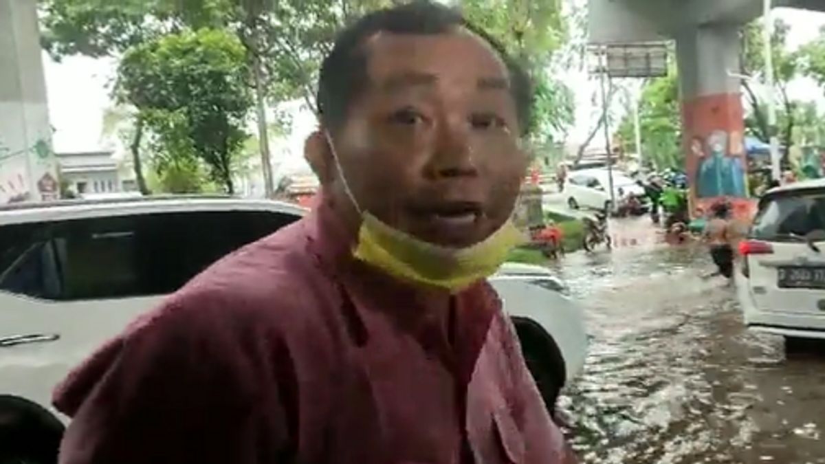 洪水陷阱，Arief Poyuono Gerindra：我正在寻找Anies集水区井，嗯，有一口溢出的井