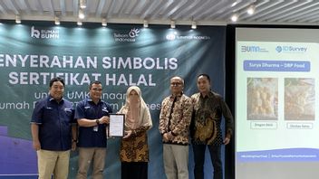 248 Telkom Development MSMEs Get Halal Certification From Indonesian Surveyors