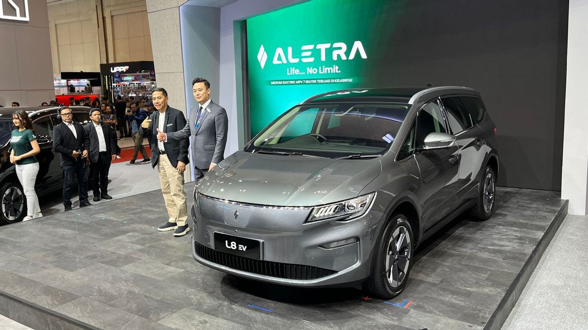 Aletra Debut di GJAW 2024 dengan Rilis L8 EV, MPV Listrik Rakitan Lokal Seharga Rp400 Jutaan