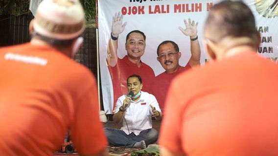 Winning In Surabaya Pilkada Quick Count, Eri Cahyadi: Our Respect And Respect For Mr. Machfud Arifin