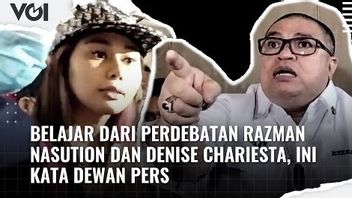 VIDEO: Belajar dari Perdebatan Razman Nasution dan Denise Chariesta, Ini Kata Dewan Pers