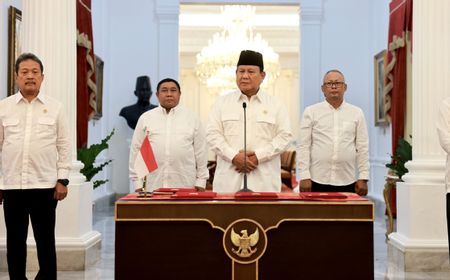 Prabowo Subianto Lantik Pimpinan dan Dewas KPK Hari Ini