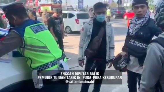 Ulah Pemudik: Pura-pura Kesurupan  “<i>Ieu Wilayah Aing</i>, Ada yang Menangis Diputar Balik