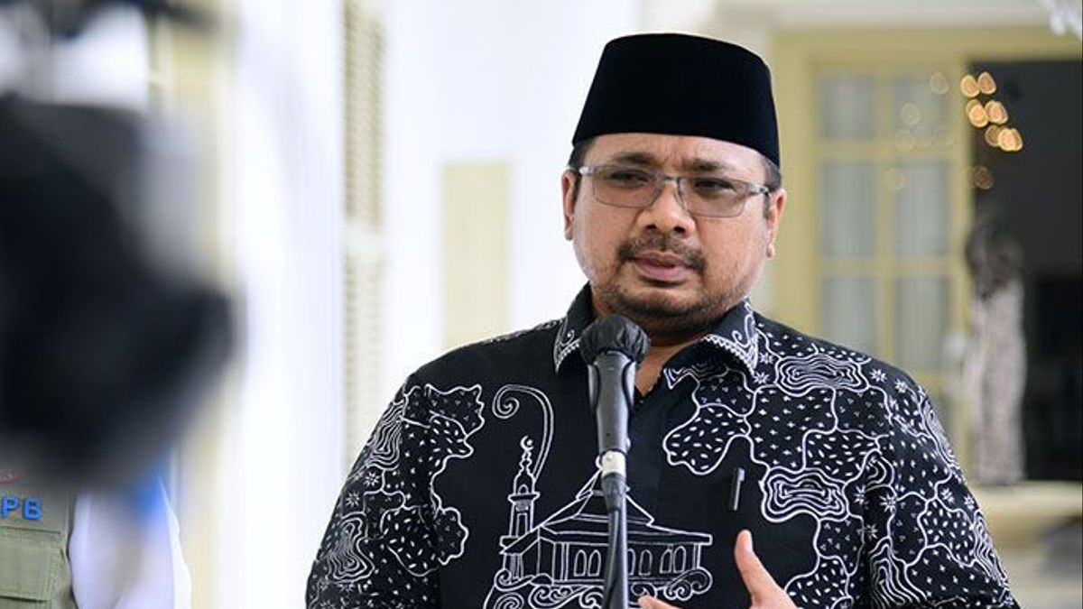 Called Buzzer By Cak Imin, Minister Of Religion Yaqut: It's Up To You To Say What
