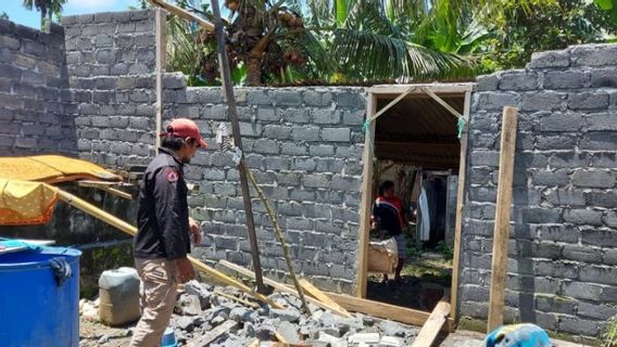 101 Houses And 1 Place Of Worship Damaged By The M5 Earthquake In North Halmahera