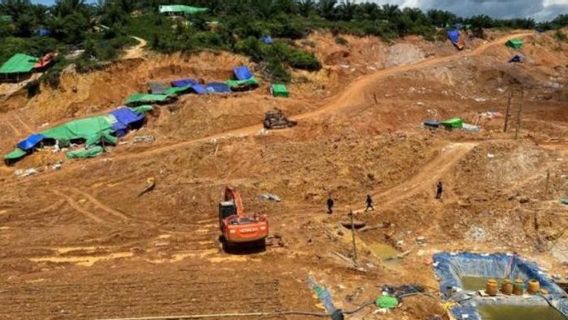 Tambang Emas Ilegal di Sekatak Kaltara Masih Marak