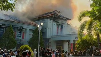 Pohuwato Gorontalo Fire when there is a demo