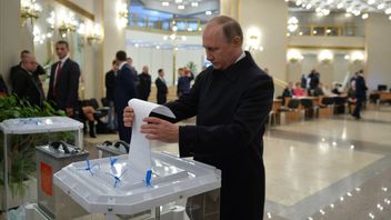 Vladimir Poutine a voté pour le président russe, le plus haut vote post-soviétique