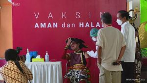 517 Seniman di Yogyakarta Divaksinasi COVID-19, Jokowi: Agar Terus Semangat Berkarya