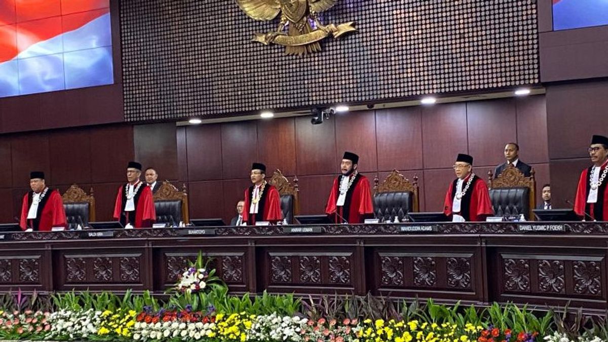 The Election Law Is The Most Tested At The Constitutional Court Throughout 2023 Followed By The Job Creation Law