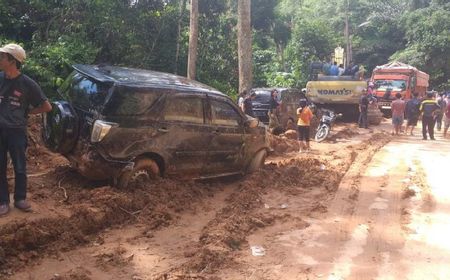 Korban Jiwa Tanah Longsor di Tapanuli Utara Pasutri dan Anak Usia 1 Tahun, Terjebak dalam Mobil