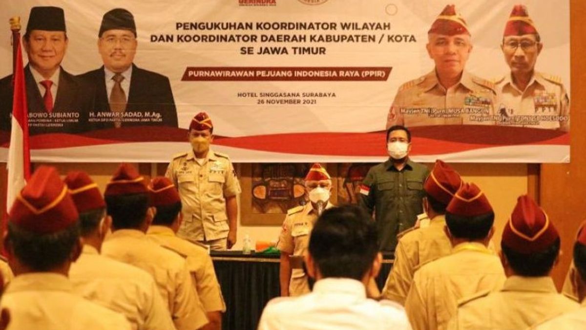 The Greater Indonesia Retired Association Hopes That Prabowo Will Become A Presidential Candidate In 2024