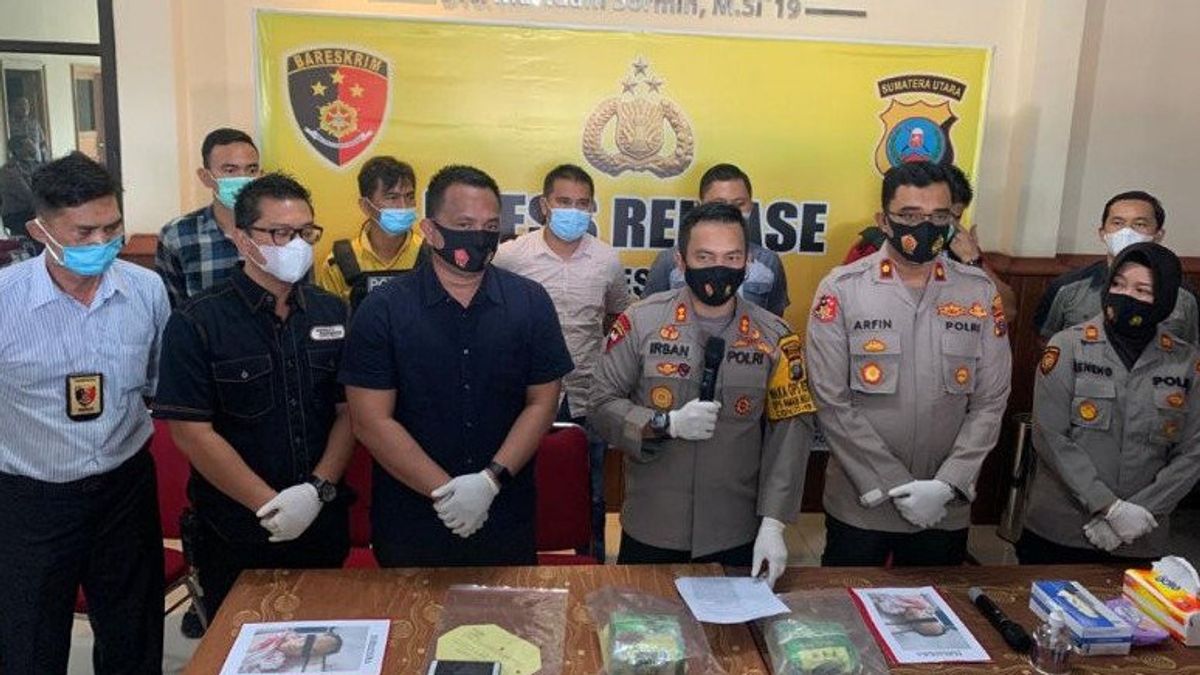 Avec Succès Endommagé Menottes De Police, Sabu Courier D’Aceh Abattu à Medan