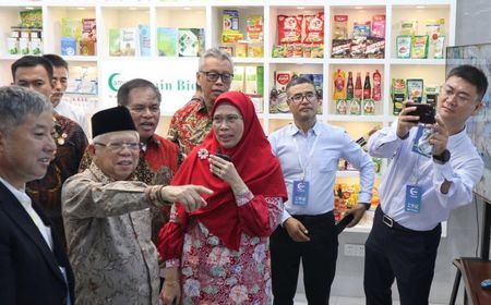 Wapres Ma'ruf Harap Bahan Baku Produk Halal Tersedia di Indonesia