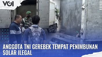 VIDEO: Tempat Penimbunan Solar Digerebek Kodim Jakbar, Begini Suasananya