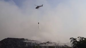 Pemadaman Api di TPA Rawa Kucing Masih Berlangsung, BNPB Turunkan Helikopter Water Bombing