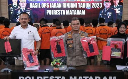 Dua Pekan, Polresta Mataram Tangkap 88 Pelaku Kasus Kejahatan Jalanan