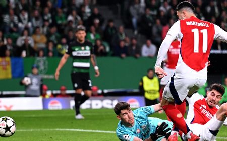 Ditinggalkan Ruben Amorim, Sporting Kena Bantai Arsenal di Liga Champions