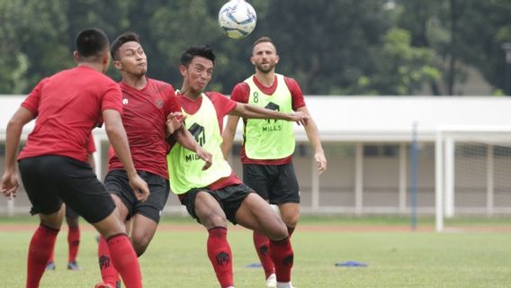 Presentation By The Technical Director Of PSSI Indra Sjafri For The Indonesian National Team