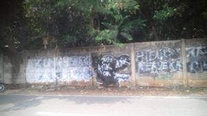 Satpol PP Telusuri Pembuat Mural Mirip Jokowi di Jagakarsa, Tulisannya: Okelah 3 Periode Hehehe, Mikirin Rakyat Sampai Kurus