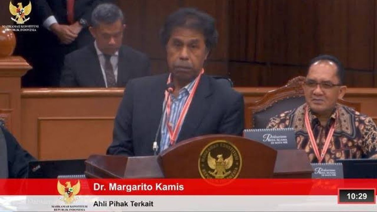 Constitutional Court Judge Sindir Prabowo-Gibran Margarito Expert: Done This Comes Again To Prof. Yusril After Knowledge