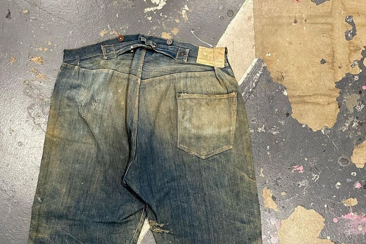Found In The TURNed Mines, Jeans Levi's From The 19th Century This Is Like  A Better Than IDR  Billion