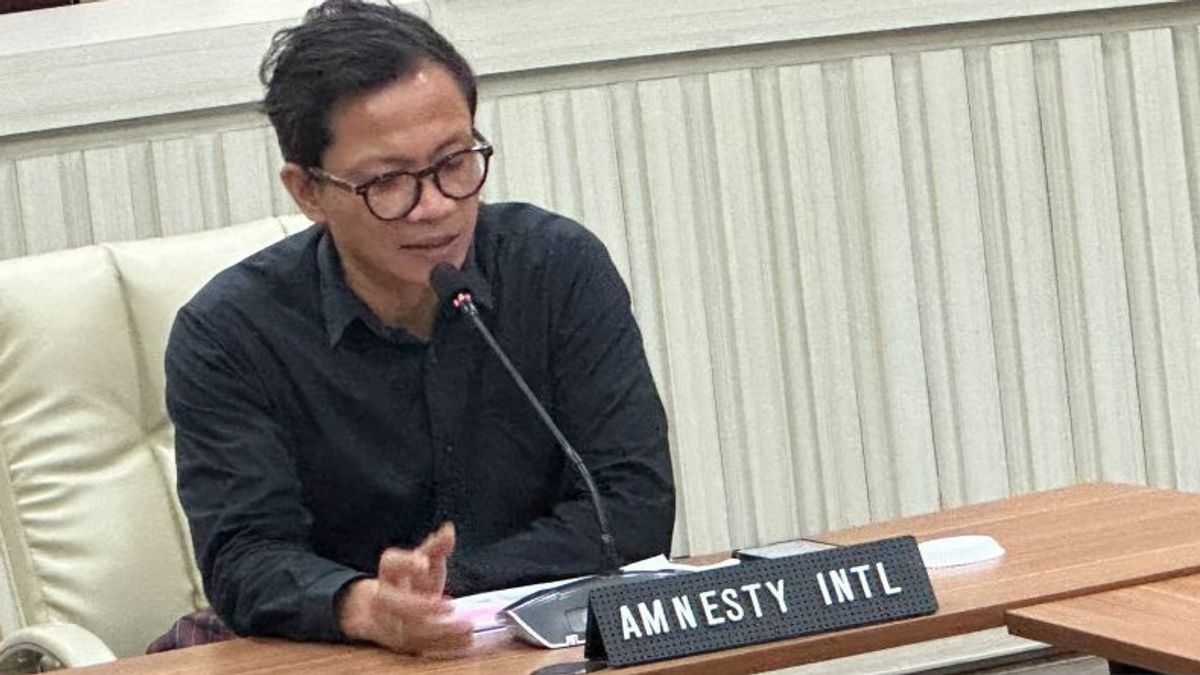 Amnesty propose 3 sujets de droits de l'homme pour le débat présidentiel à la KPU, il y a des violations des droits de l'homme