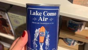 Fresh Air From Lake Como Italia Sold At A By-Oleh Store, How Much Does It Cost?