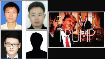 使用史泰根摄影，4名中国黑客被控将数据隐藏在唐纳德·特朗普图像后面