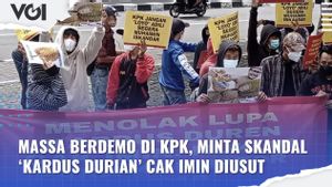 VIDEO: Gelar Aksi Unjuk Rasa di Depan Gedung KPK, Massa Minta Skandal ‘Kardus Durian’ Cak Imin Diusut